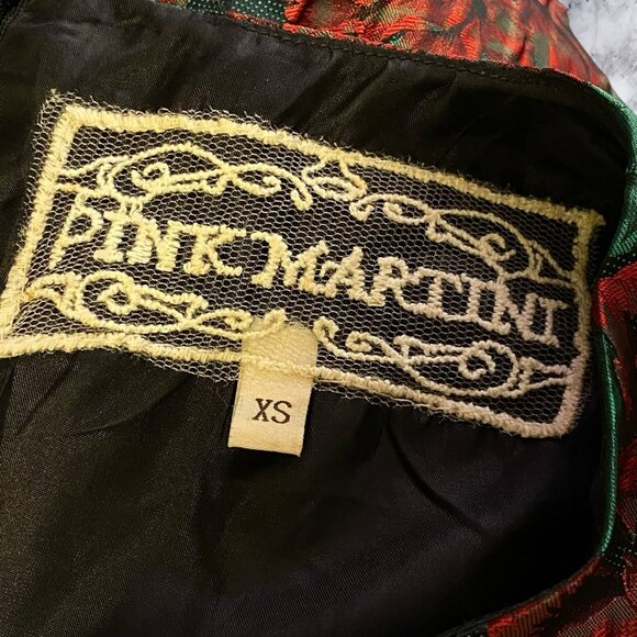 Pink Martini Carnation Floral Jacquard Dress - Picture 5 of 11